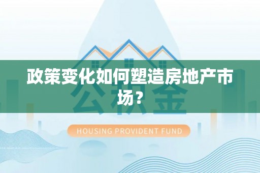昭阳政策变化如何塑造房地产市场？